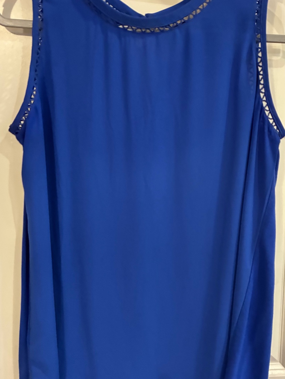 LOFT Cobalt Blue Sleeveless Shell Top